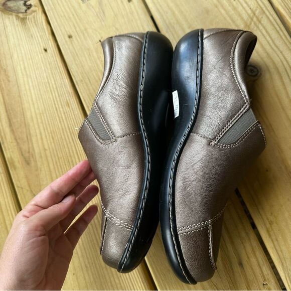 Clarks Womens Ashland Lane Q Loafer Slip on Shoe 9.5W Pewter casual ankle shoe - Picture 6 of 9